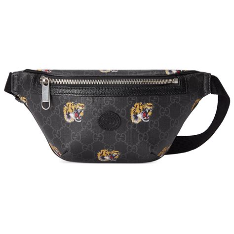 gucci belt bag with tiger|Gucci gg black belt bag.